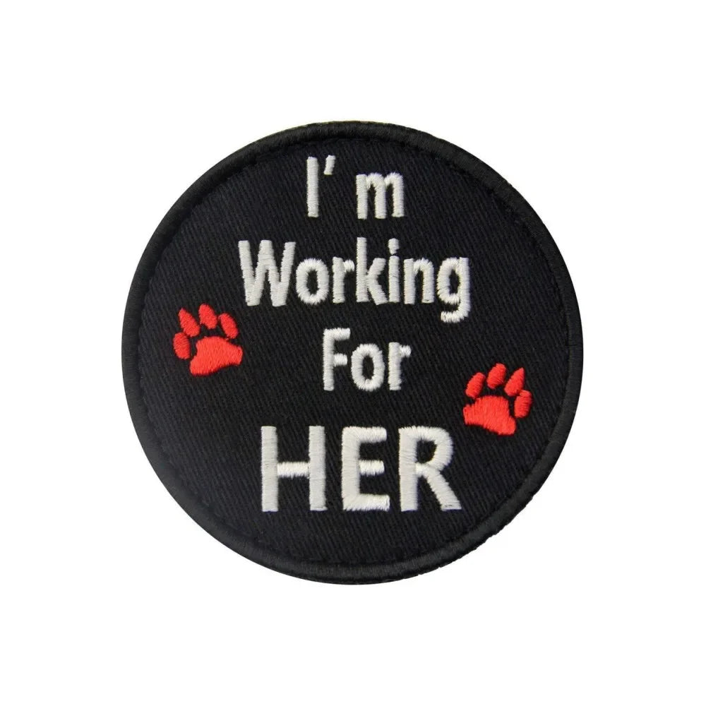 Service Dog Embroidery Patch – Do Not Pet, Medical Alert & Tactical Hook & Loop Patches