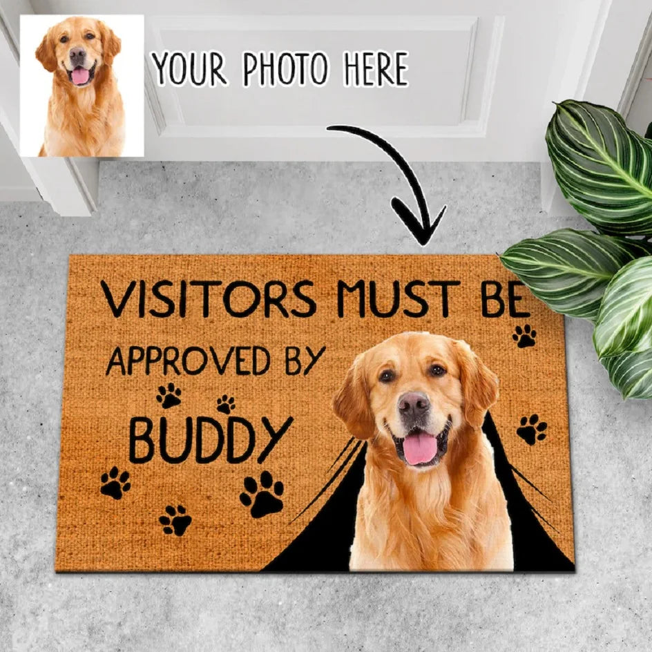 Custom Dog Doormat — Personalized Welcome Mat for Dog Lovers