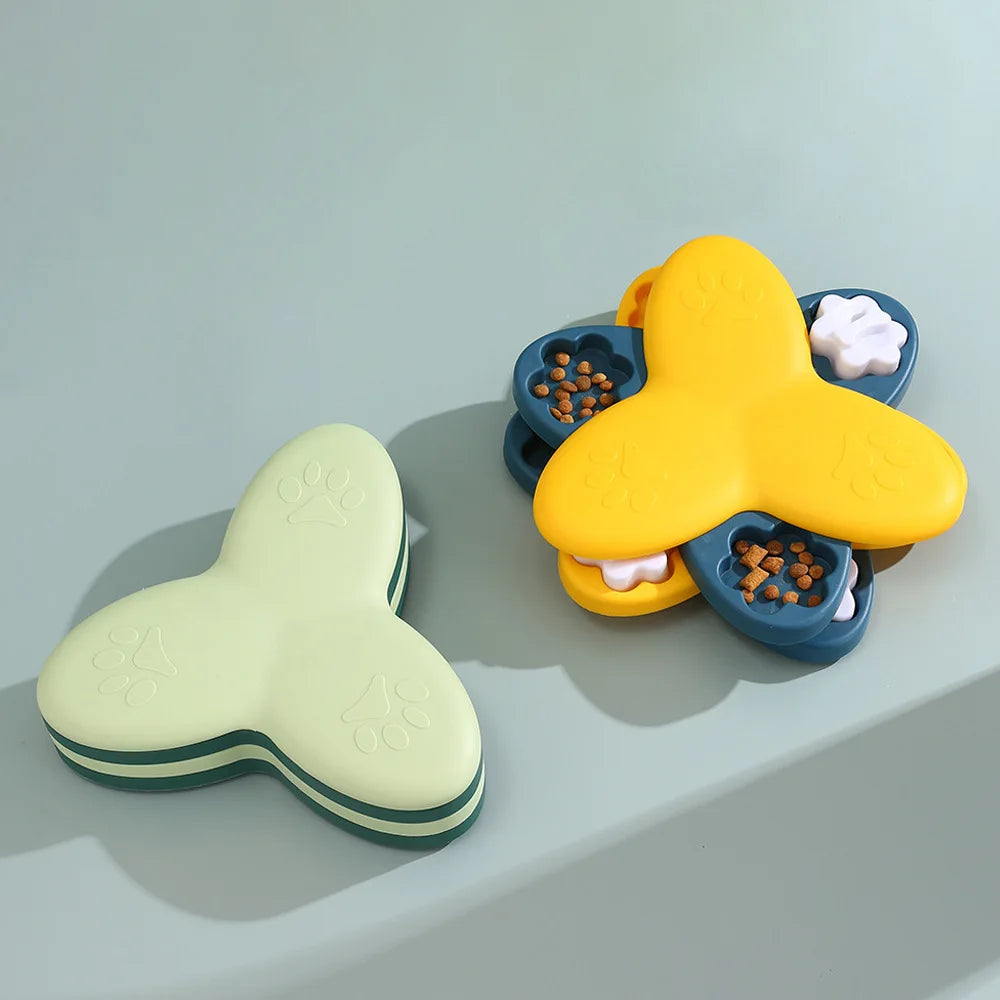 Dog Slow Feeder Puzzle Bowl — IQ Training & Anti-Gulping Food Dispenser