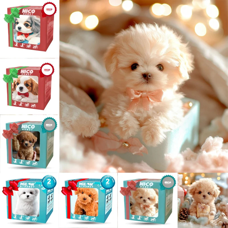 Interactive Plush Robot Puppy Toy — Walking, Barking & Tail Wagging