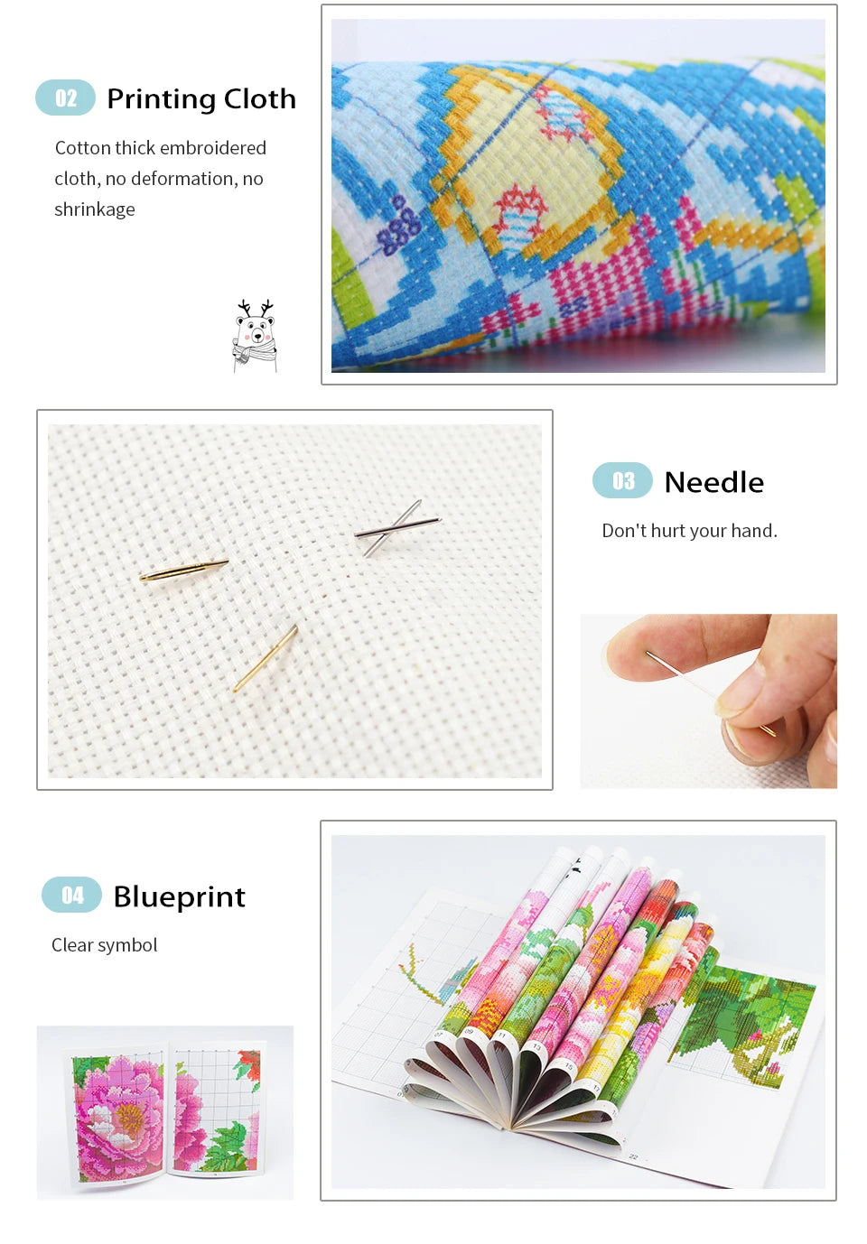 German Shepherd Cross Stitch Kit – DIY Embroidery Set for Beginners & Enthusiasts