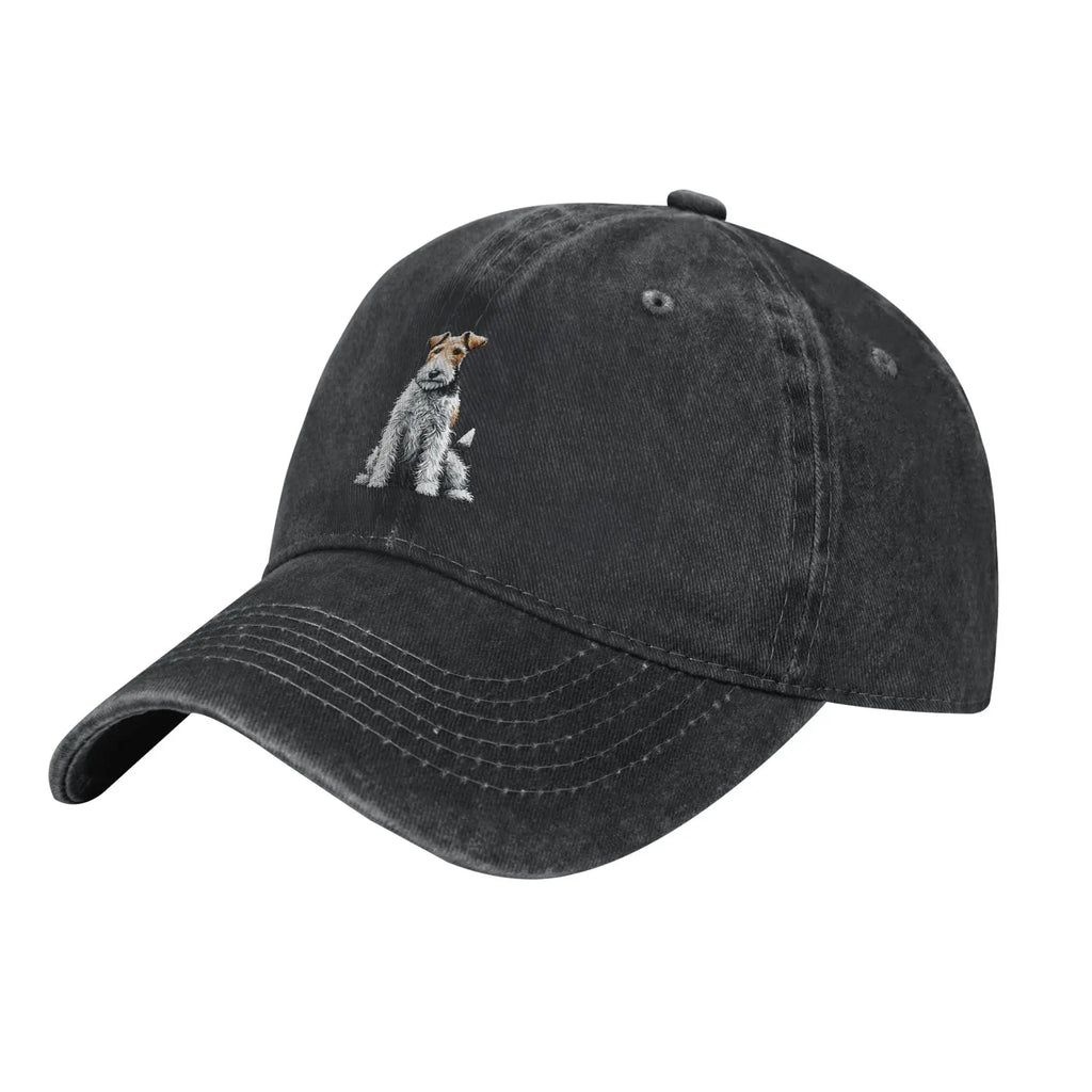 Wire Fox Terrier Baseball Cap — Unisex Trucker Hat