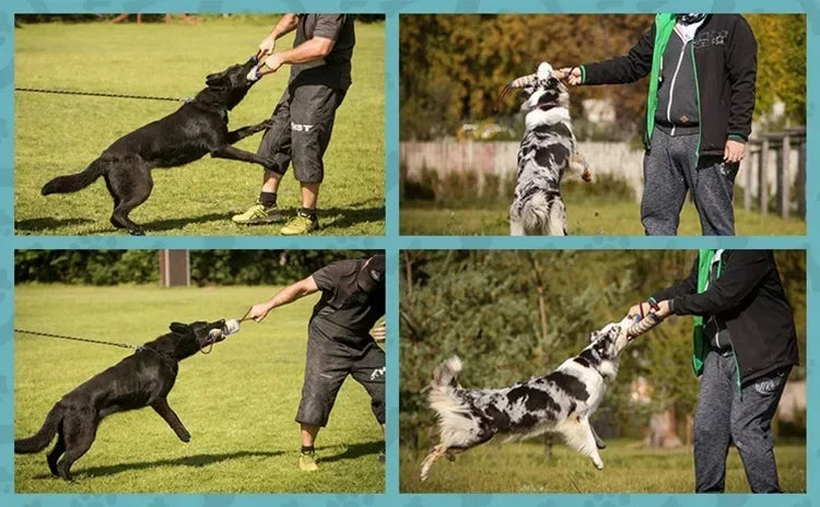 Jute Dog Bite Tug Toy — Durable Training Chew Toy for Medium & Large Dogs