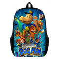 Dog Man Cartoon Backpack — Kids School Bag & Laptop Bag