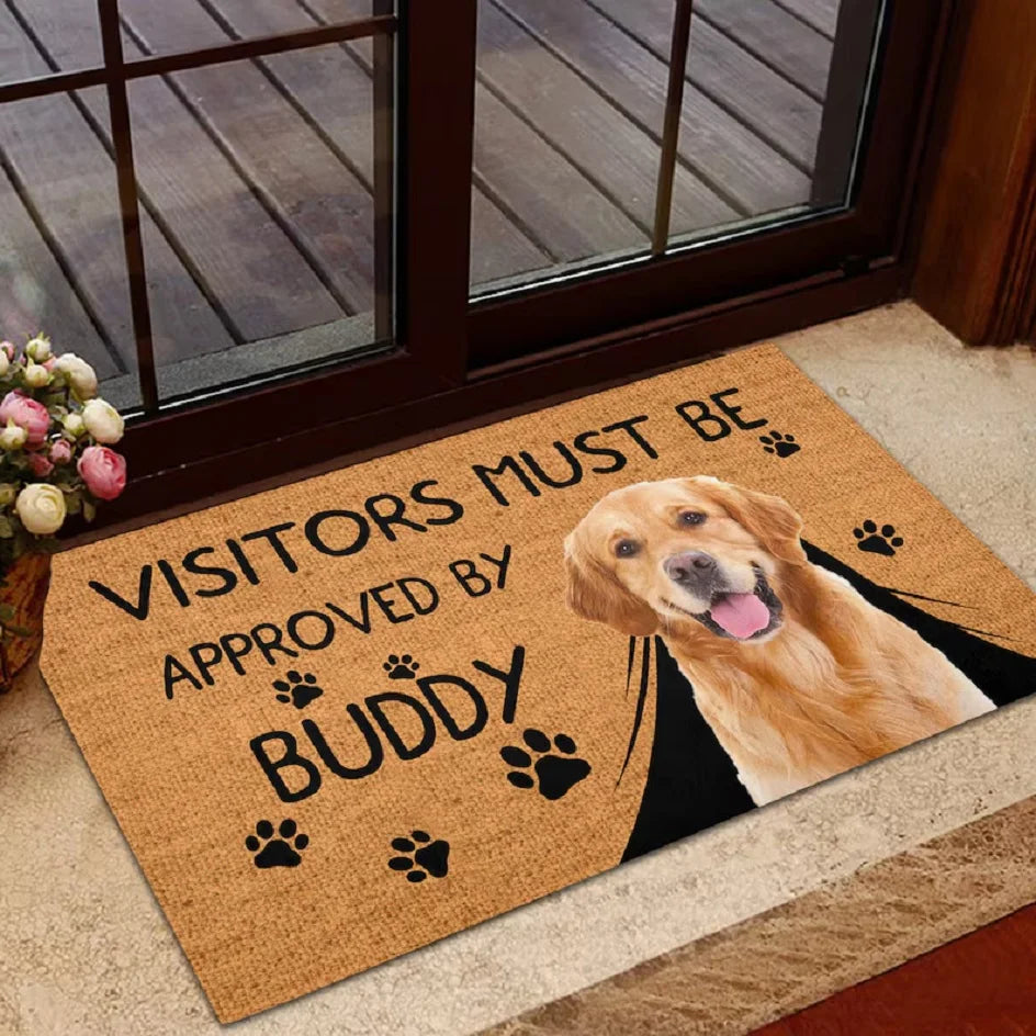 Custom Dog Doormat — Personalized Welcome Mat for Dog Lovers