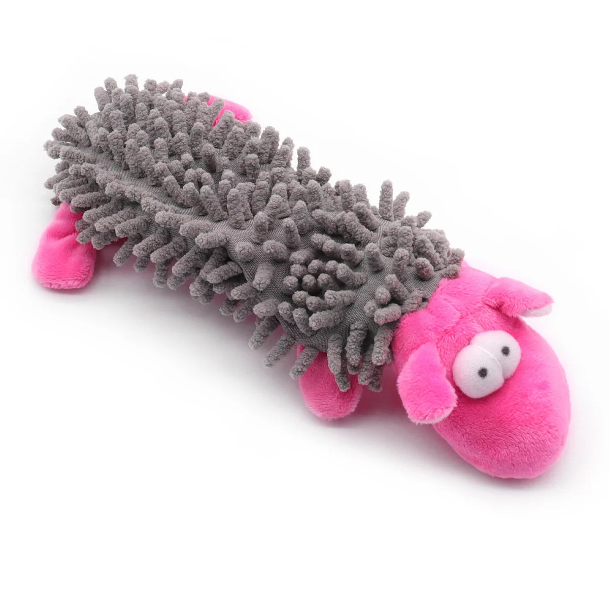 Squeaky Mop Fur Plush Dog Toy – Bite-Resistant Chew Toy