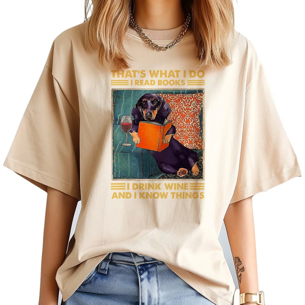 Funny Dachshund Print T-Shirt – Cute Dog Lover Tee
