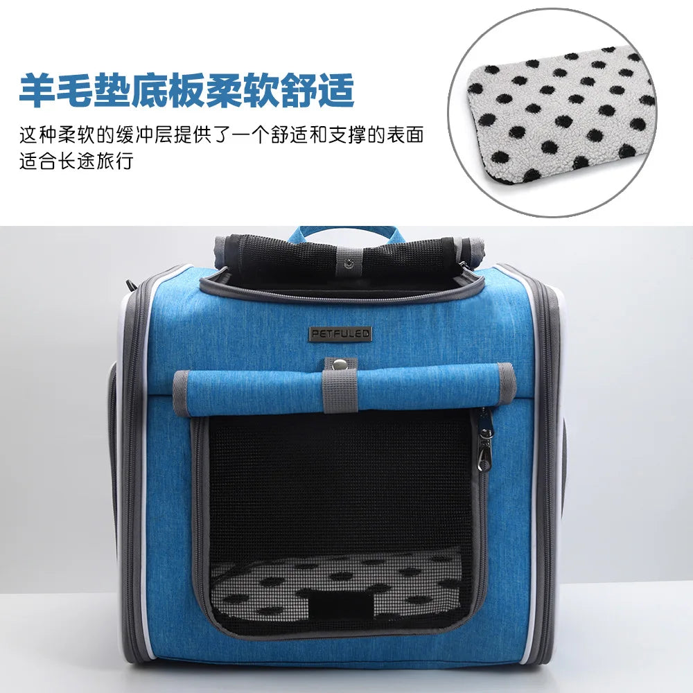 Outdoor Travel Bicycle Rear Pet Bag