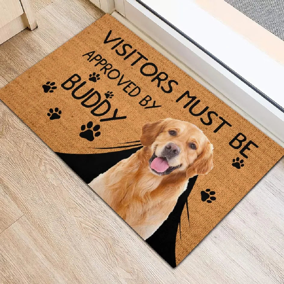 Custom Dog Doormat — Personalized Welcome Mat for Dog Lovers