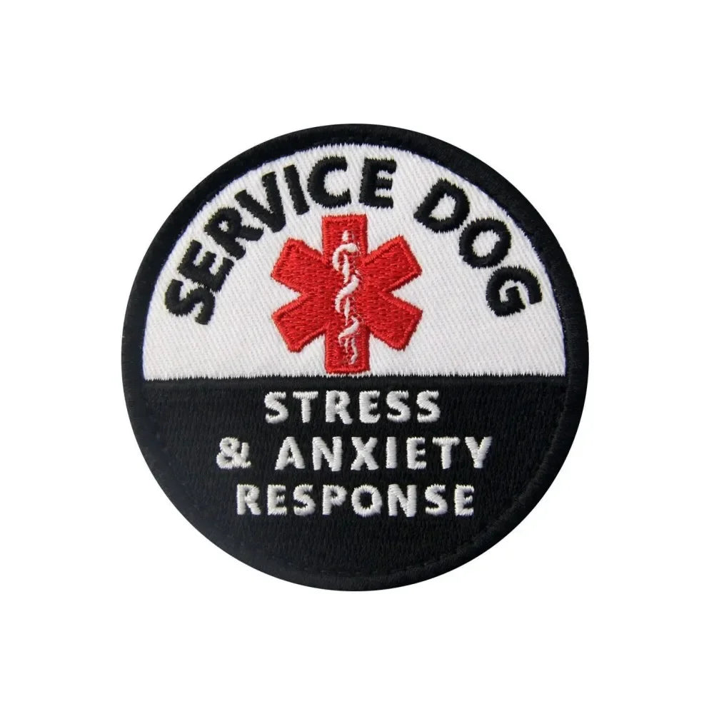 Service Dog Embroidery Patch – Do Not Pet, Medical Alert & Tactical Hook & Loop Patches