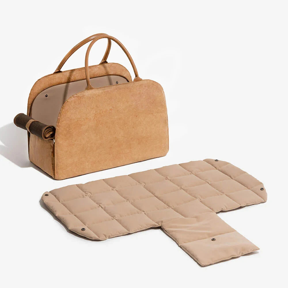 Winter Pet Carrier Bag — Windproof Warm Travel Handbag for Small Dogs & Cats