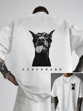 Doberman Dog T-Shirt — Classic Print Tee for Dog Lovers