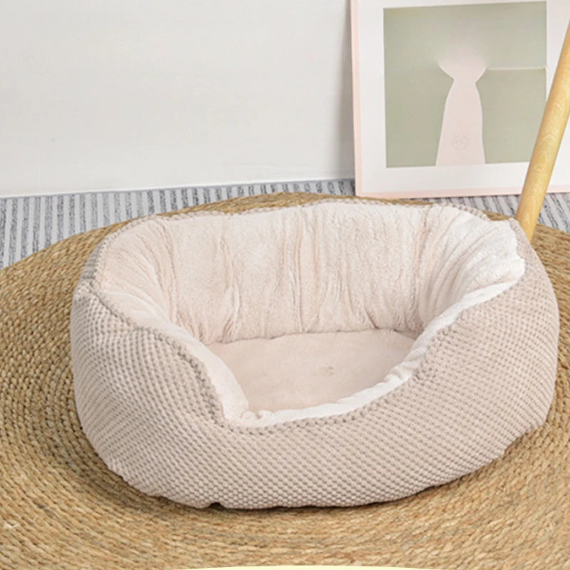 Cloud Nine Wave Sofa Dog Bed — Plush Four-Season Pet Lounger