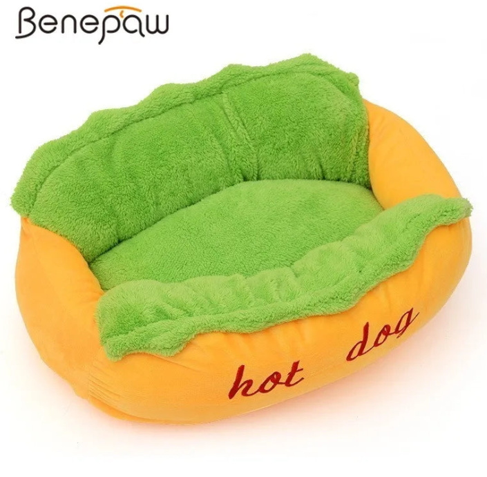 The Hot Dog Bed — Novelty Dachshund Dog Sofa (Because They ARE the Sausage)
